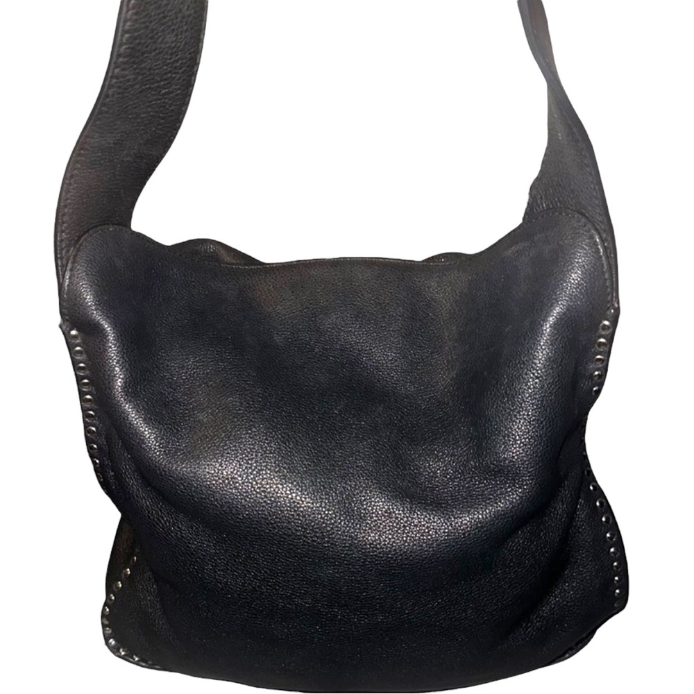 Michael Kors large black studded hobo bag - Picture 3 of 11